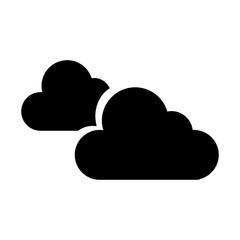 cloudy weather isolated icon vector illustration design