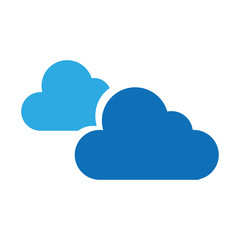 cloudy weather isolated icon vector illustration design