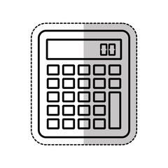 calculator math isolated icon vector illustration design