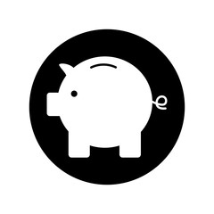 piggy savings isolated icon vector illustration design