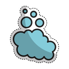 dental foam isolated icon vector illustration design