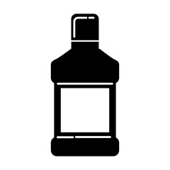 mouthwash bottle isolated icon vector illustration design