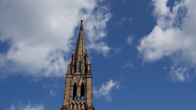 Time lapse of the Church of the Covenant, Boston