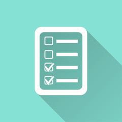 Checklist - vector icon.