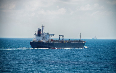Motor Tanker Sailing on the High Sea © mrnai