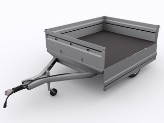 Small Trailer isolated