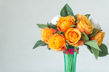 Artificial flowers bouquet