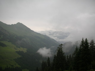 Mountains with cloud