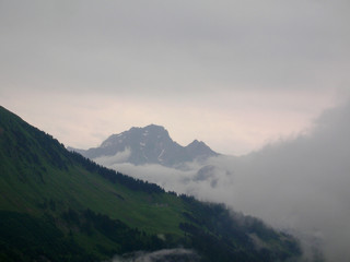 Mountains with cloud