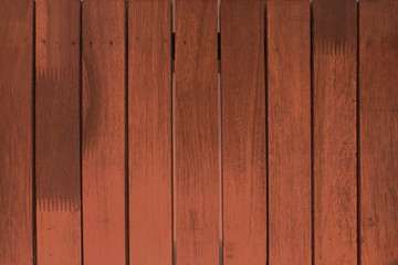 red timber plank wall