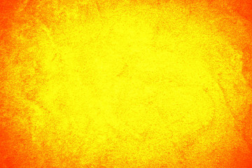 Yellow grunge wall for texture background