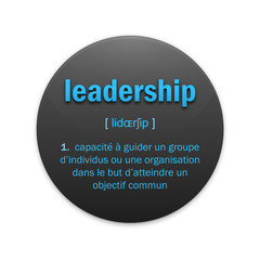Icône LEADERSHIP avec définition
