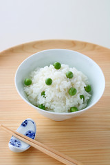 ふっくら豆ごはん