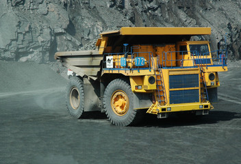 SUPER TRUCKS machine works in a career