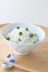 ふっくら豆ごはん