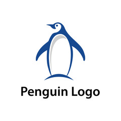 Fototapeta premium Simple Penguin Vector Logo Symbol