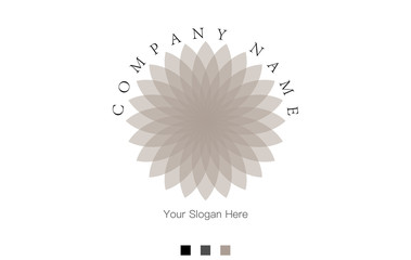 Logo Design Flower Loto Transparency
