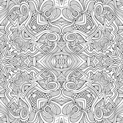 Fototapeta premium Abstract vector ethnic sketchy background