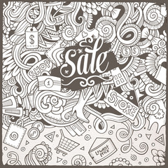 Cartoon cute doodles Sale frame