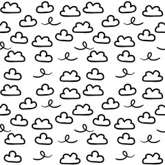 Cloud Seamless Pattern