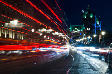 Fototapeta premium London bridge vue de nuit