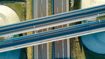 Skrzyżowanie dwóch autostrad © Lukasz