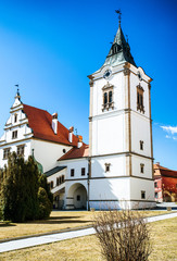 Fototapeta na wymiar Historic town hall in city Levoca, Slovakia