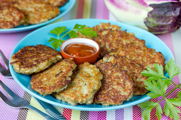 Eggplant pancakes