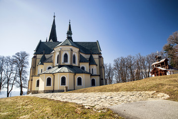 Fototapeta na wymiar Place of christian pilgrimage - Marianska hora, Slovakia