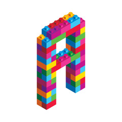 Isometric Alphabet Block
