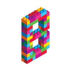 Isometric Alphabet Block