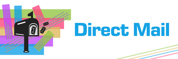 Direct Mail Colorful Stroked Stripes 
