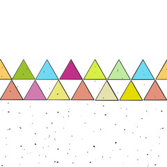 Vector Sketched Colored Triangles