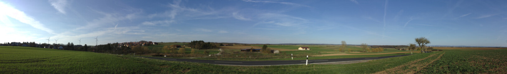 Fototapeta premium Landschaft bei Obbach