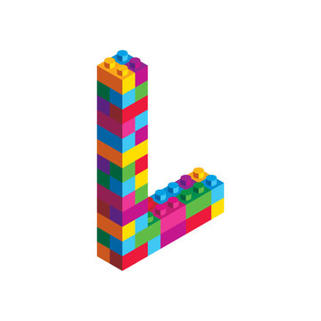 Isometric Alphabet Block