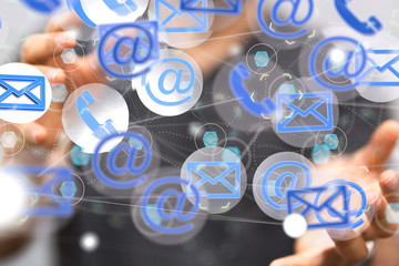 Obraz premium contact