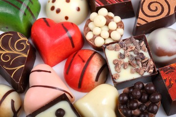 Fototapeta na wymiar Chocolate candies