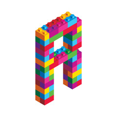 Isometric Alphabet Block