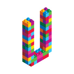 Isometric Alphabet Block