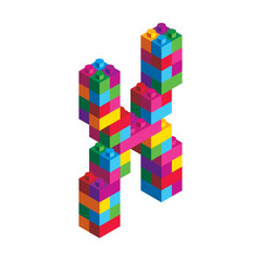 Isometric Alphabet Block