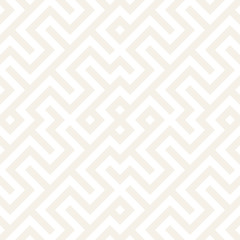 Maze Tangled Lines Contemporary Graphic. Abstract Geometric Background Design. Vector Seamless Pattern.