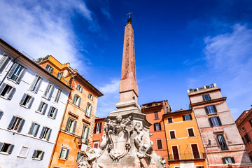 Fototapeta na wymiar Rome, Italy - Piazza della Rotonda