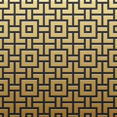 Golden metallic background with geometric pattern. Elegant luxury style.