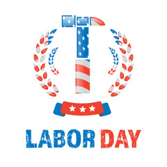 Obraz premium Labor day banner