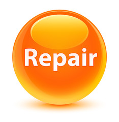 Repair glassy orange round button