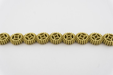 Set of gears. Isolated on white background.