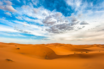 Sand dunes of Erg Chebbi, Morocco