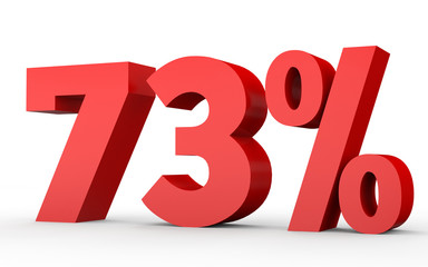 Seventy three percent off. Discount 73 %.