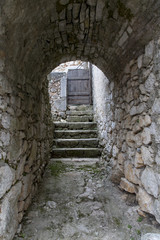 bergdorf beli auf der insel cres,kroatien,