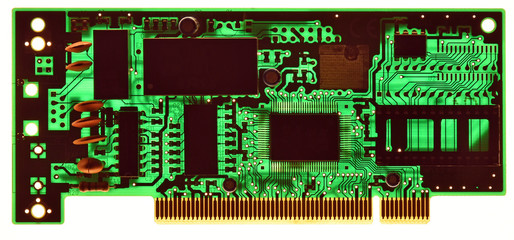 Printed circuit board, lighted for an inspection